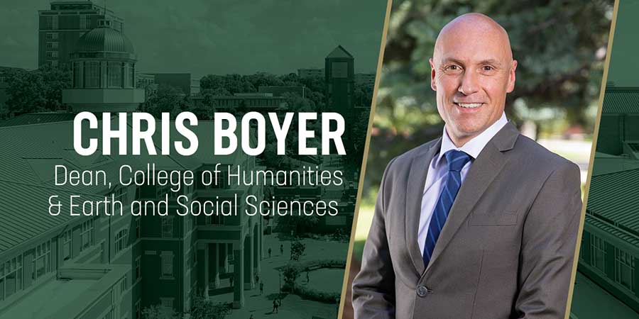 Founding dean of the College of Humanities & Earth and Social Sciences ...
